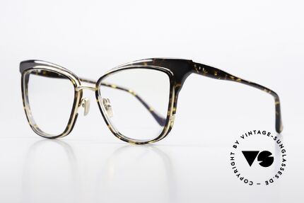 DITA Willow Damenbrille Azetat Titan, sehr feminines Rahmendesign in Größe 53/17, 145, Passend für Damen