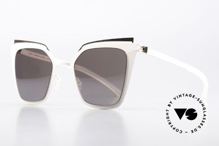 Mykita Kendall Zauberhafte Damenbrille, 283: Champagne Gold/Aurore Flash; leicht verspiegelt, Passend für Damen
