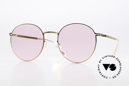 Mykita Studio 7.4 Pinke Panto Sonnenbrille Details