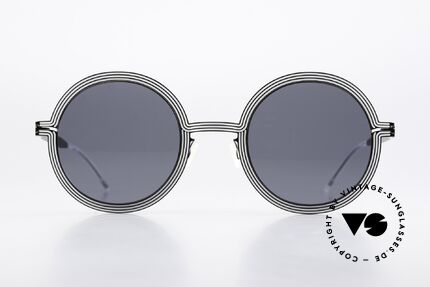 Mykita Studio 6.3 XXL Designer Sonnenbrille, inspiriert von der optischen Illusionskunst 1960's, Passend für Damen