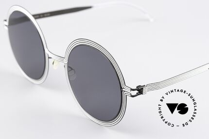 Mykita Studio 6.3 XXL Designer Sonnenbrille, Resultat ist ein dreidimensionales grafisches Muster, Passend für Damen