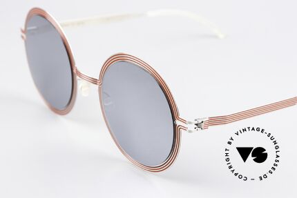 Mykita Studio 6.3 XXL Sonnenbrille Verspiegelt, Resultat ist ein dreidimensionales grafisches Muster, Passend für Damen