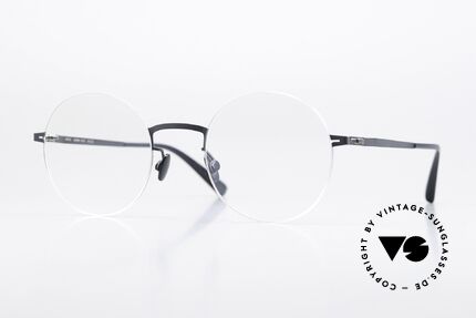 Mykita Kayo Rahmen Silver / Indigo Blau Details