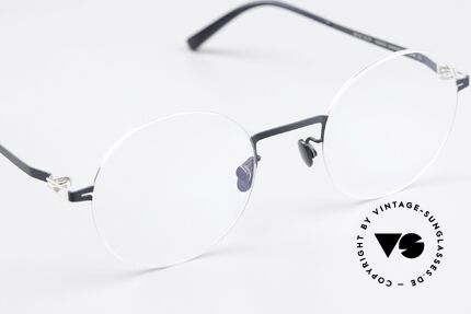 Mykita Kayo Rahmen Silver / Indigo Blau, ungetragenes Modell mit originalem Etui von Mykita, Passend für Herren und Damen