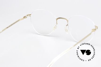 Mykita Eito Silver / Champagne Gold, genial flexible Brillenfassung: eine Größe passt allen, Passend für Herren und Damen