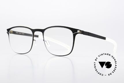 Mykita Kai Metallbrille Black Gold Edges, color 279 = "Black/Gold Edges" für Damen & Herren, Passend für Herren und Damen