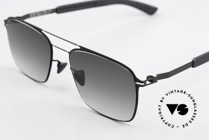 Mykita Mylon Flax Sonnengläser Grau Verlauf, made in Germany Designersonnenbrille für Kenner, Passend für Herren