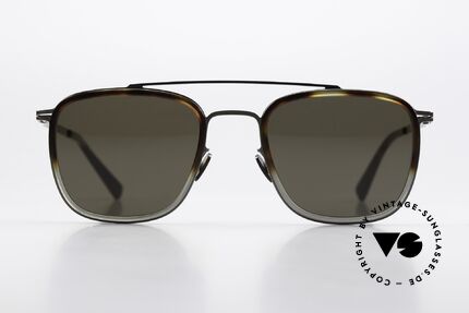 Mykita Hanno Panto Sonnenbrille Eckig, Brille der LITE-Kollektion mit Azetat-Einfassungen, Passend für Herren und Damen