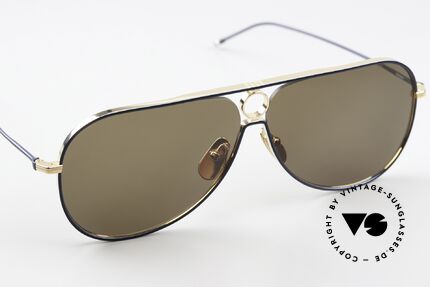 Thom Browne TBS115 Aviator Sonnenbrille XXL, ein edles Designer-Accessoire für alle Mode-Liebhaber, Passend für Herren