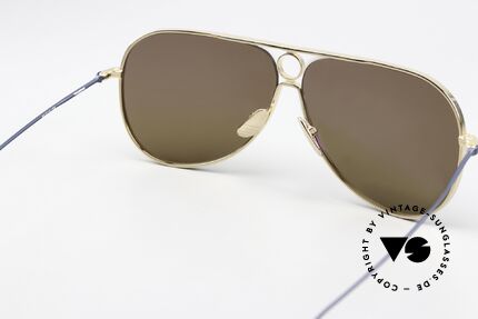 Thom Browne TBS115 Aviator Sonnenbrille XXL, ungetragenes Einzelstück mit Thom Browne Verpackung, Passend für Herren