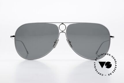 Thom Browne TBS115 XXL Herren Sonnenbrille, Titanium-Fassung in XXL Größe 64-10 (150mm breit), Passend für Herren
