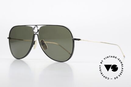 Thom Browne TBS115 XXL Aviator Sonnenbrille, wirklich stilvoll & in Spitzenqualität, made in Japan, Passend für Herren