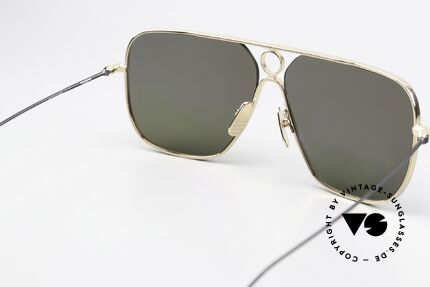 Thom Browne TBS114 XXL Aviator Brille Eckig, ungetragenes Einzelstück mit Thom Browne Verpackung, Passend für Herren