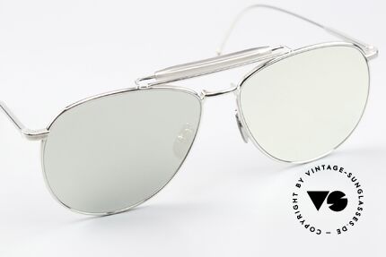 Thom Browne TB015 XL Aviator Silber Verspiegelt, ein edles Designer-Accessoire für alle Mode-Liebhaber, Passend für Herren