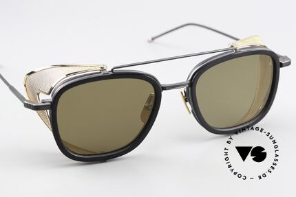 Thom Browne TB808 Glas Leicht Gold Verspiegelt, ungetragenes Einzelstück + Thom Browne Verpackung, Passend für Herren