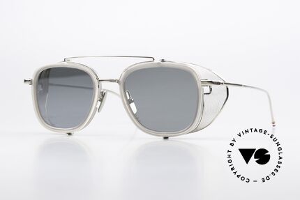 Thom Browne TB808 Glas Leicht Silber Verspiegelt Details