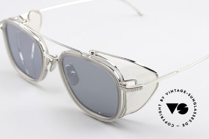 Thom Browne TB808 Glas Leicht Silber Verspiegelt, leicht silber-verspiegelte Gläser; 100% UV Protection, Passend für Herren