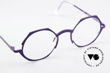 Theo Belgium Wave Pure Titanium Brille Damen, ungetragen (wie alle unsere vintage Theo Brillen), Passend für Damen