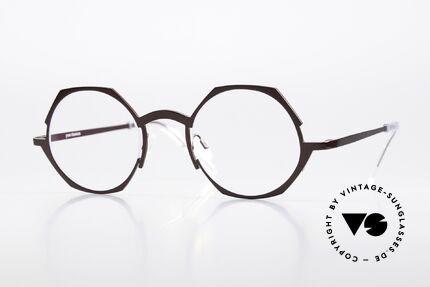 Theo Belgium Wave Damen Designerbrille Titan Details