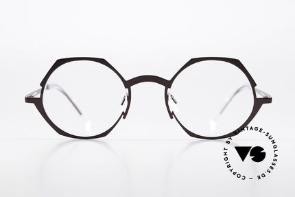 Theo Belgium Wave Damen Designerbrille Titan, eine wundervolle Damenbrille in toller Farbe, Passend für Damen