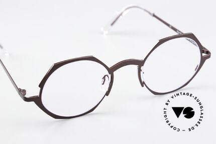 Theo Belgium Wave Damen Designerbrille Titan, ungetragen (wie alle unsere vintage Theo Brillen), Passend für Damen