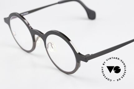 Theo Belgium Mille 51 Runde Designerbrille Unisex, ungetragen; wie alle unsere vintage Theo Brillen, Passend für Herren und Damen