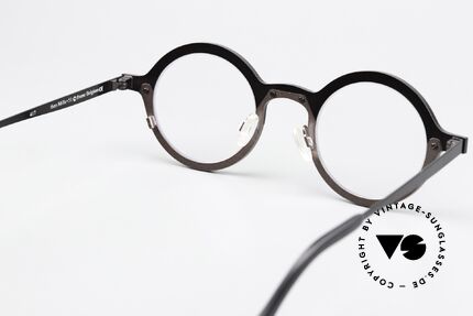 Theo Belgium Mille 51 Runde Designerbrille Unisex, Fassung ist beliebig (optisch / Sonne) verglasbar, Passend für Herren und Damen