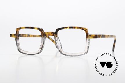 Theo Belgium Schaukel Eckige Azetat Brille Unisex Details