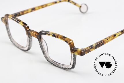 Theo Belgium Schaukel Eckige Azetat Brille Unisex, Avantgarde-Designerbrille in Premium-Qualität, Passend für Herren und Damen