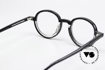 Theo Belgium Balancoire Azetat Brille Rund Unisex, Größe: medium, Passend für Herren und Damen