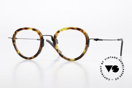 Theo Belgium Stamppot Metall und Azetat Brille Details
