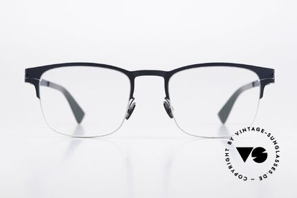 Mykita Lothar Herrenbrille Eckig Silver Navy, eckige Brillenfassung, NO1 Collection v. 2014-2015, Passend für Herren