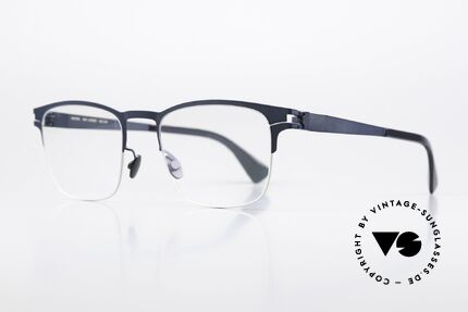 Mykita Lothar Herrenbrille Eckig Silver Navy, Farbcode 091 ist "Silver / Navy" = eine Herrenbrille, Passend für Herren