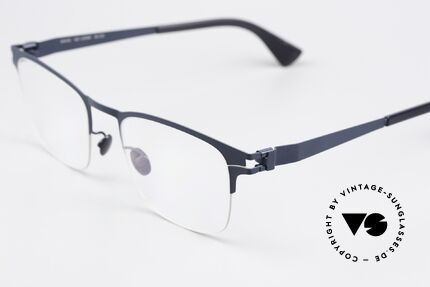 Mykita Lothar Herrenbrille Eckig Silver Navy, wohlbekannte Spitzenqualität; handmade in Germany, Passend für Herren