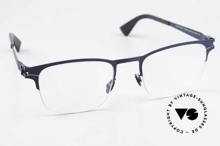 Mykita Lothar Herrenbrille Eckig Silver Navy, ungetragenes Modell mit original Mykita Verpackung, Passend für Herren