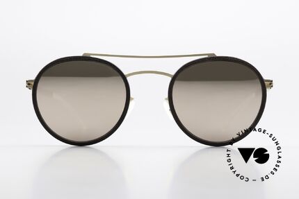 Mykita Mylon Hay Sonnenbrille Verspiegelt Panto, rundes Panto-Design, Gr. 49-23 und Farbe 307, Passend für Herren und Damen