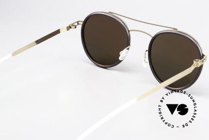 Mykita Mylon Hay Sonnenbrille Verspiegelt Panto, verspiegelte Sonnengläser mit 100% UV Schutz, Passend für Herren und Damen