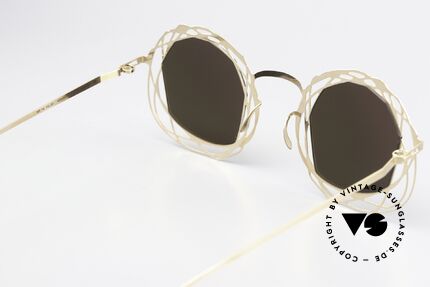 Mykita Nita Spektakuläres Brillendesign, verspiegelten Gläser können ggf. auch ersetzt werden, Passend für Damen