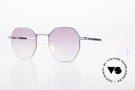 Mykita Walsh Design Bernhard Willhelm, eine minimalistisch-achteckige Sonnenbrille; unisex, Passend für Herren und Damen