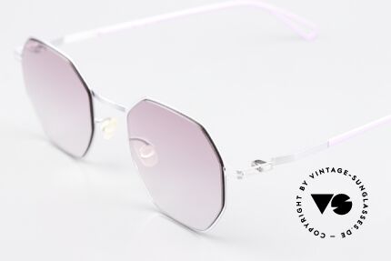 Mykita Walsh Design Bernhard Willhelm, color 874 = Chrome / Barbie Lilac Jellypink Gradient, Passend für Herren und Damen
