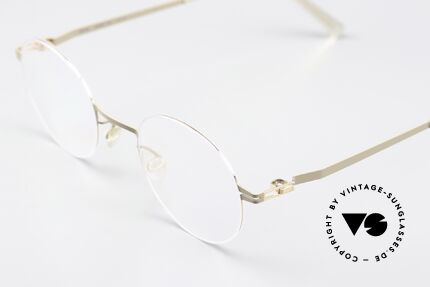 Mykita Sho Runde Brille Metall Unisex, wohlbekannte Spitzenqualität; handmade in Germany, Passend für Herren und Damen