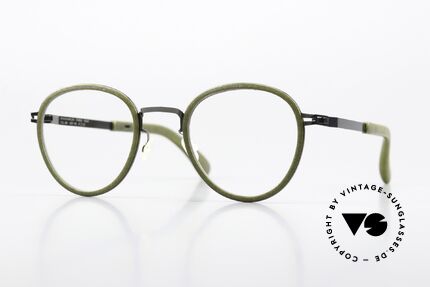 Mykita Mylon Palm Brille Khaki / Shiny Graphite Details
