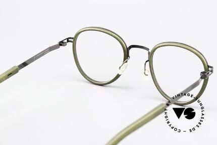 Mykita Mylon Palm Brille Khaki / Shiny Graphite, Qualitätsfassung ist natürlich beliebig verglasbar, Passend für Herren und Damen