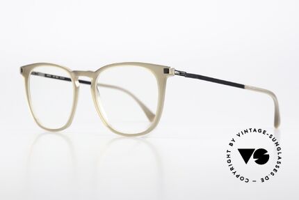 Mykita Eska Designer Brille Berlin 2013, Azetat-Front mit charakteristischen Mykita-Bügeln!, Passend für Herren und Damen