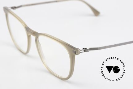 Mykita Eska Designer Brille Berlin 2013, zeitloser Farbcode 918 heißt: Taupe / Shiny Graphite, Passend für Herren und Damen