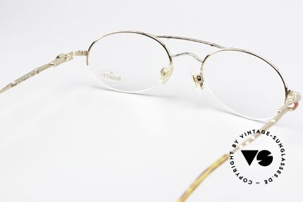Bugatti 10594 90er Brille Mit Nylor Faden, ungetragene Rarität, inkl. Hartetui von Bugatti, Passend für Herren