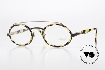 Davidoff 305 Ovale Herrenbrille 1990er Details