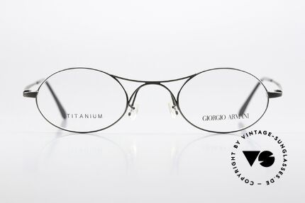 Giorgio Armani 229 AR5027 Veredelte Neuauflage Titan, die Neuauflage der Armani Schubert Brille, Modell 229, Passend für Herren und Damen