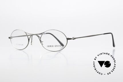 Giorgio Armani 229 AR5027 Veredelte Neuauflage Titan, eines der meistgesuchten G. Armani Modelle, weltweit, Passend für Herren und Damen