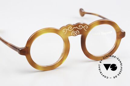 Laura Biagiotti V93 Shangai True Vintage Brille 70er, KEINE Retromode, sondern ein 50 Jahre altes Unikat, Passend für Damen